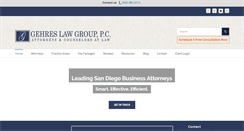 Desktop Screenshot of gehreslaw.com